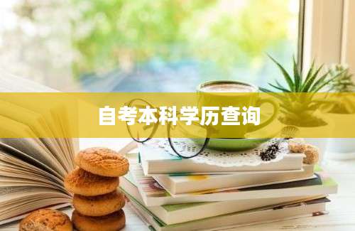 自考本科学历查询