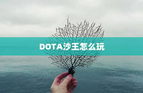 DOTA沙王怎么玩