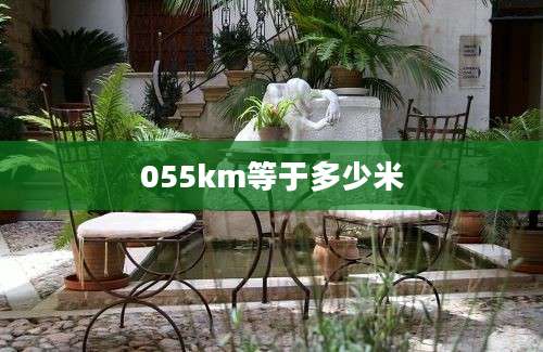 055km等于多少米