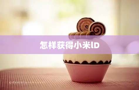 怎样获得小米lD