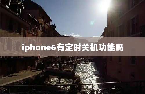 iphone6有定时关机功能吗