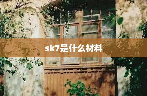 sk7是什么材料