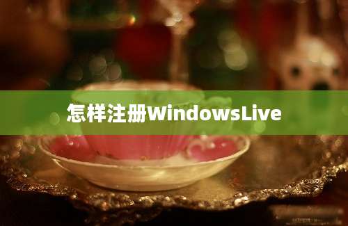 怎样注册WindowsLive