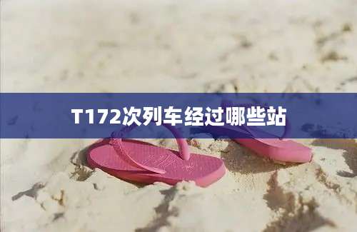 T172次列车经过哪些站