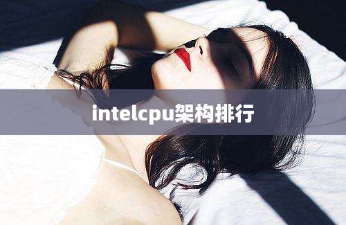 intelcpu架构排行