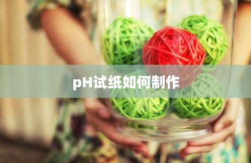 pH试纸如何制作