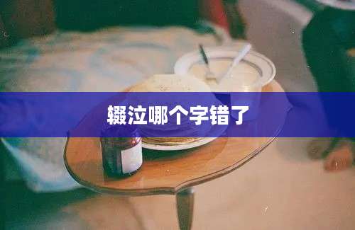 辍泣哪个字错了