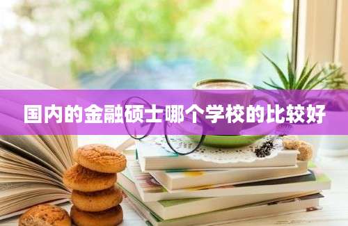 国内的金融硕士哪个学校的比较好