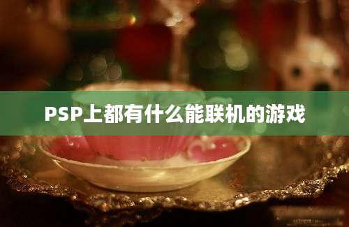 PSP上都有什么能联机的游戏