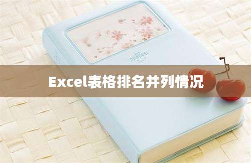 Excel表格排名并列情况