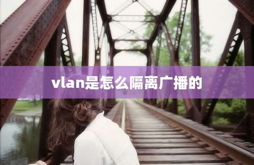 vlan是怎么隔离广播的