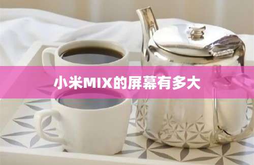 小米MIX的屏幕有多大