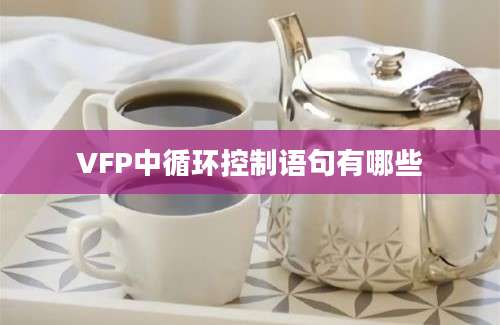 VFP中循环控制语句有哪些