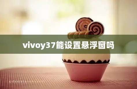 vivoy37能设置悬浮窗吗