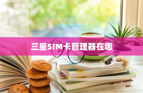 三星SIM卡管理器在哪