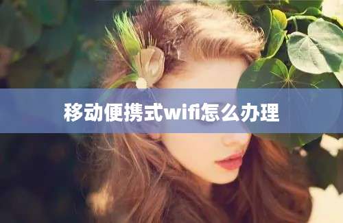 移动便携式wifi怎么办理