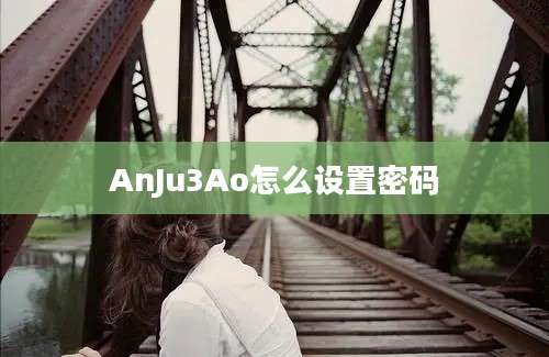 AnJu3Ao怎么设置密码