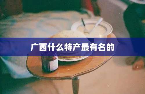 广西什么特产最有名的