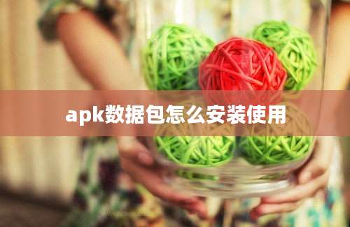 apk数据包怎么安装使用