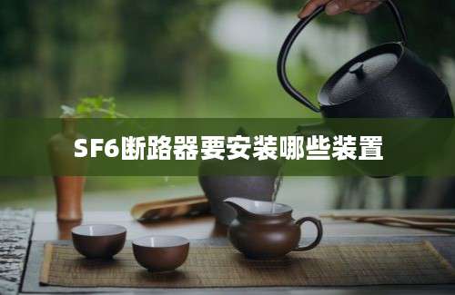 SF6断路器要安装哪些装置