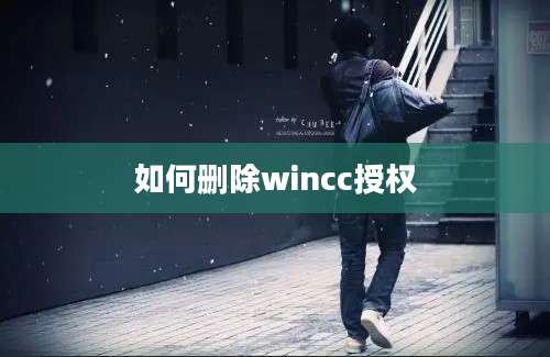 如何删除wincc授权