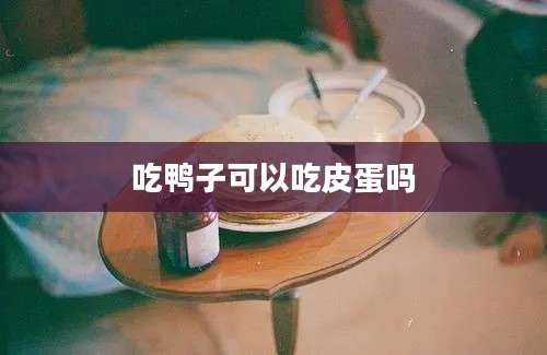 吃鸭子可以吃皮蛋吗