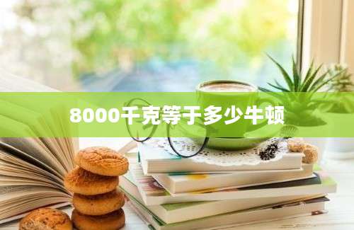 8000千克等于多少牛顿